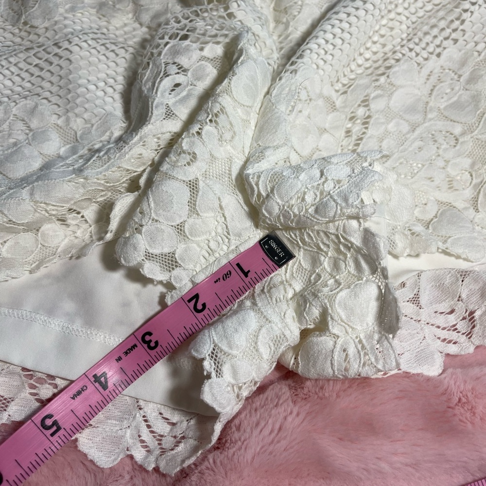 Guess Lace Romper With Open Back - image 7